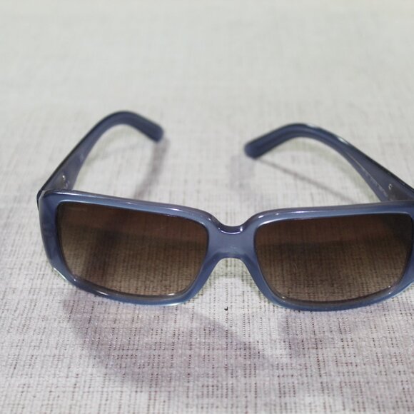 Prada Milano Top Gradient SPR 16L 57[]15 Translucent Blue Frames with Brown Lens - Picture 3 of 8